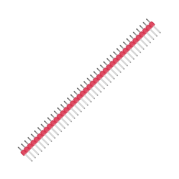 Male Header 1x40 Pins 0.1" (2.54mm) Spacing
