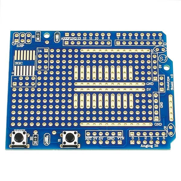Proto Shield for Arduino with Mountable Breadboard