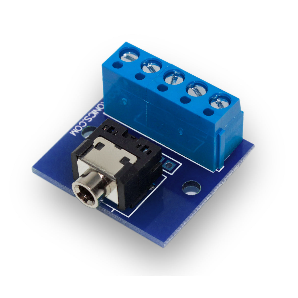 Addicore AD409 Boffintronics 3.5mm Headphone Jack Breakout Board Kit Front