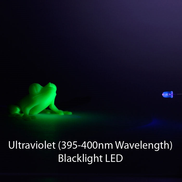 UV/UVA 400nm Purple LED 5mm Clear Lens - 10 pack : ID 1793 : $4.95 :  Adafruit Industries, Unique & fun DIY electronics and kits