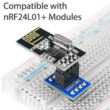 nRF24L01+ and ESP8266 Breadboard Adapter (BB-ADTR)