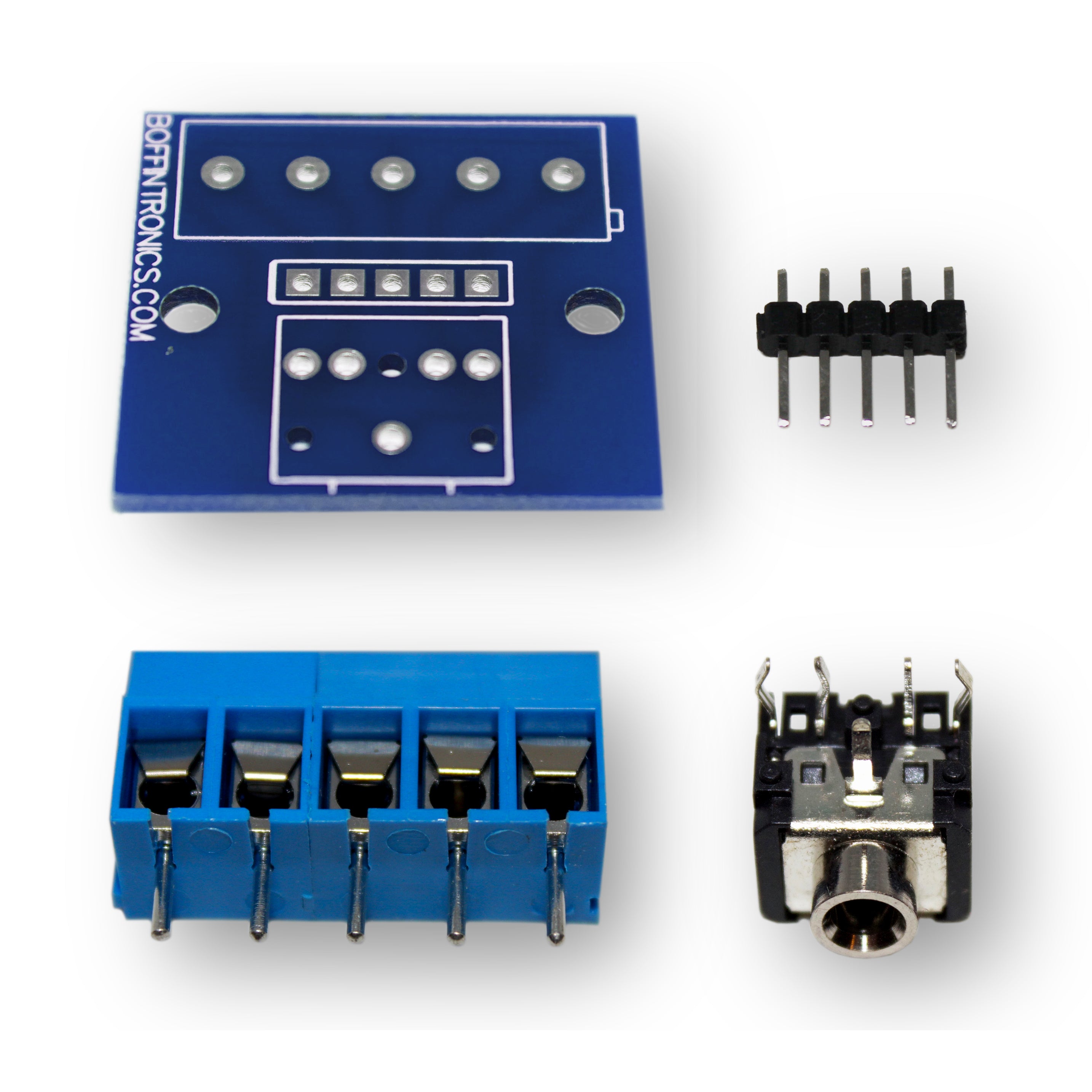 Boffintronics 3.5mm Headphone Jack Breakout Board Kit – Addicore