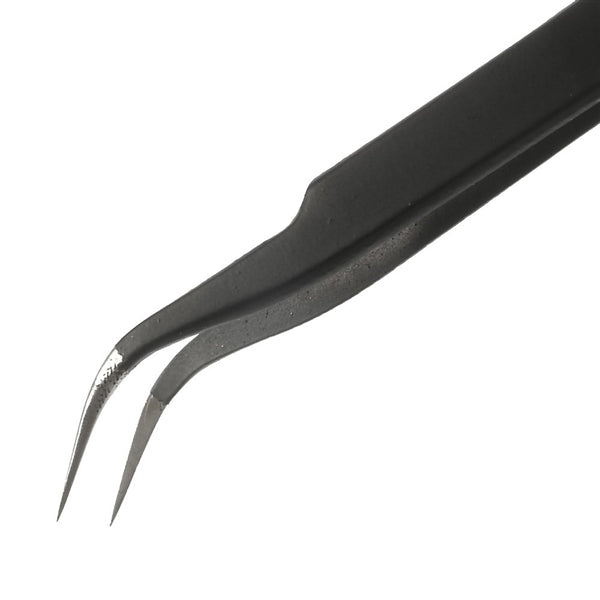 Thin Tip Curved Tweezers