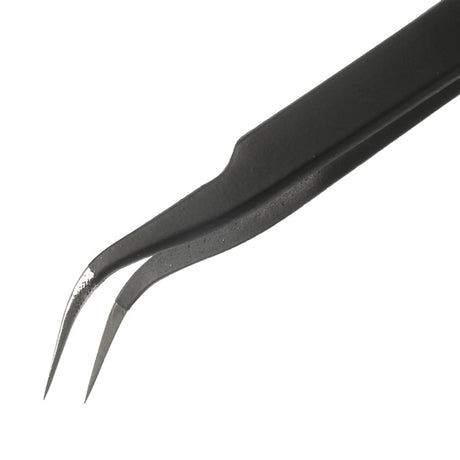 VETUS ESD-15 Anti-Static Stainless Steel Fine Tip Curved Tweezer