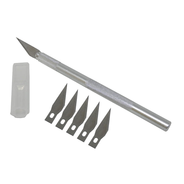 Hobby Knife with 5 Extra Blades – Addicore