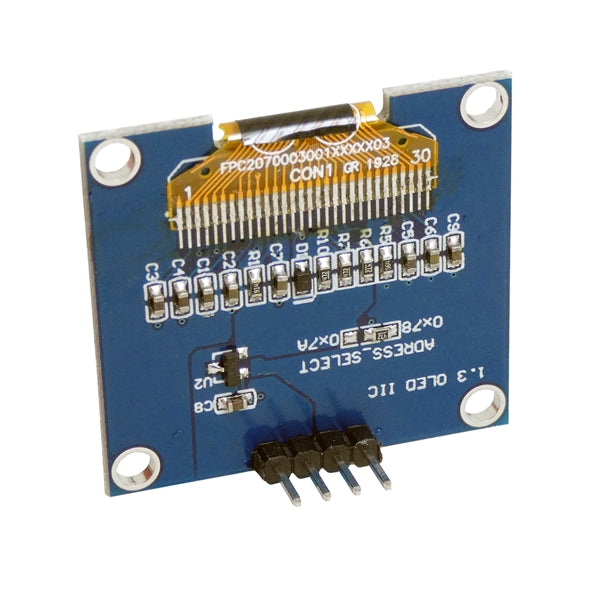 AZDelivery 1.3 Inch OLED Display - 128x64 Pixels, I2C, SSH1106 - Voor Arduino & Raspberry Pi - Inclusief E-book