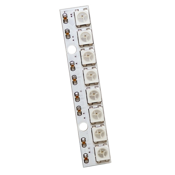 WS2812B RGB Addressable LED 1x8 Module – Addicore